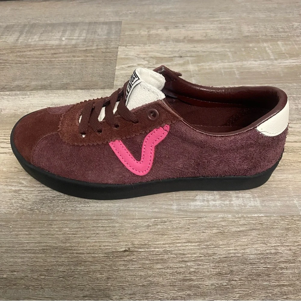 Vans Women’s Suede Sport Low Sneakers Brown Pop-size 6 NEW w/o box